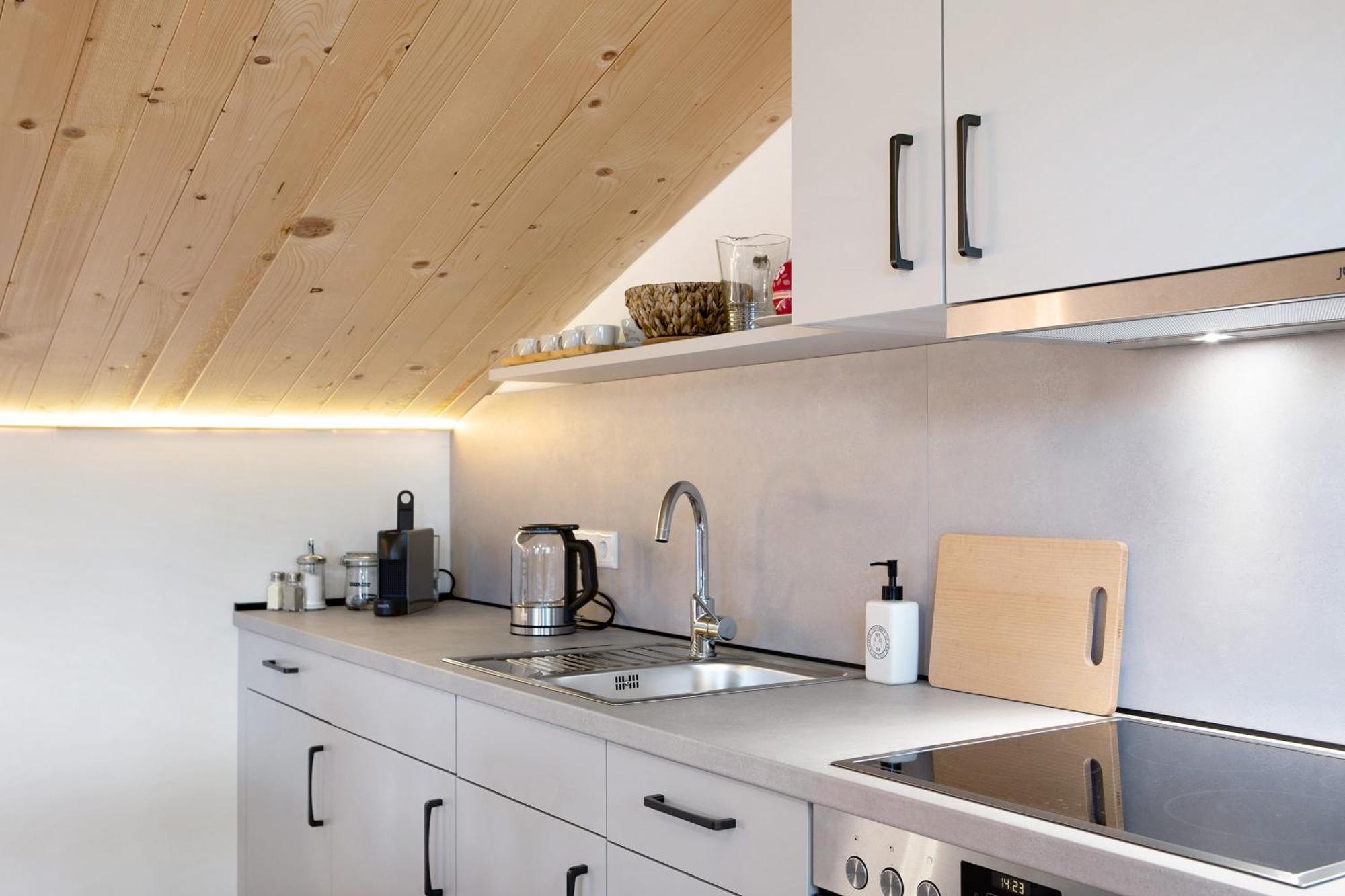 Refugium Aus Vollholz Apartment Schlitz Bagian luar foto