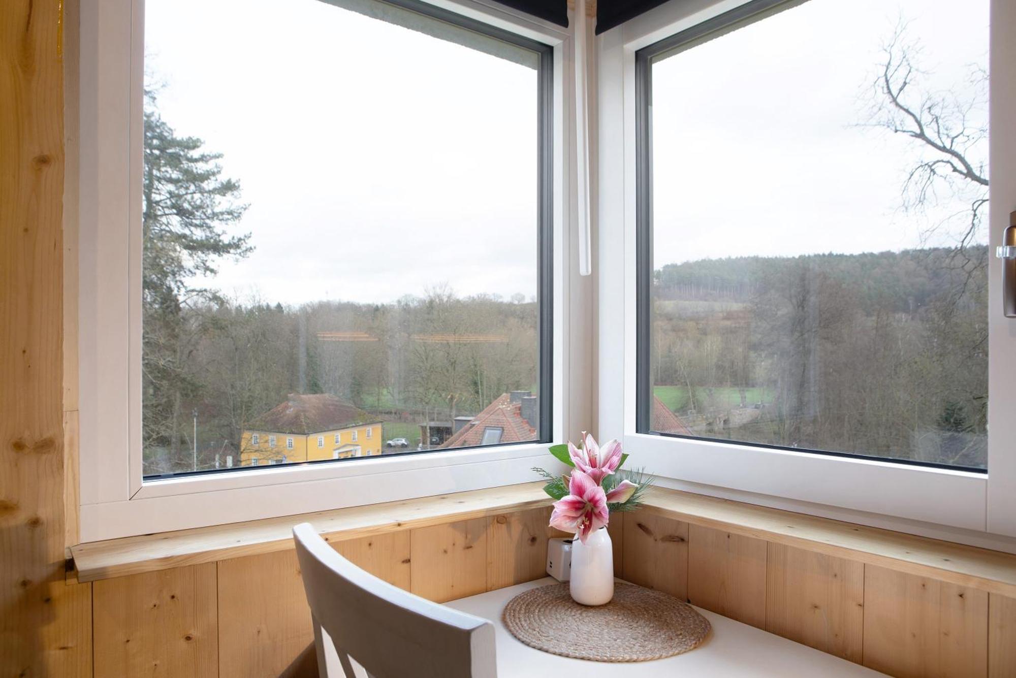Refugium Aus Vollholz Apartment Schlitz Bagian luar foto